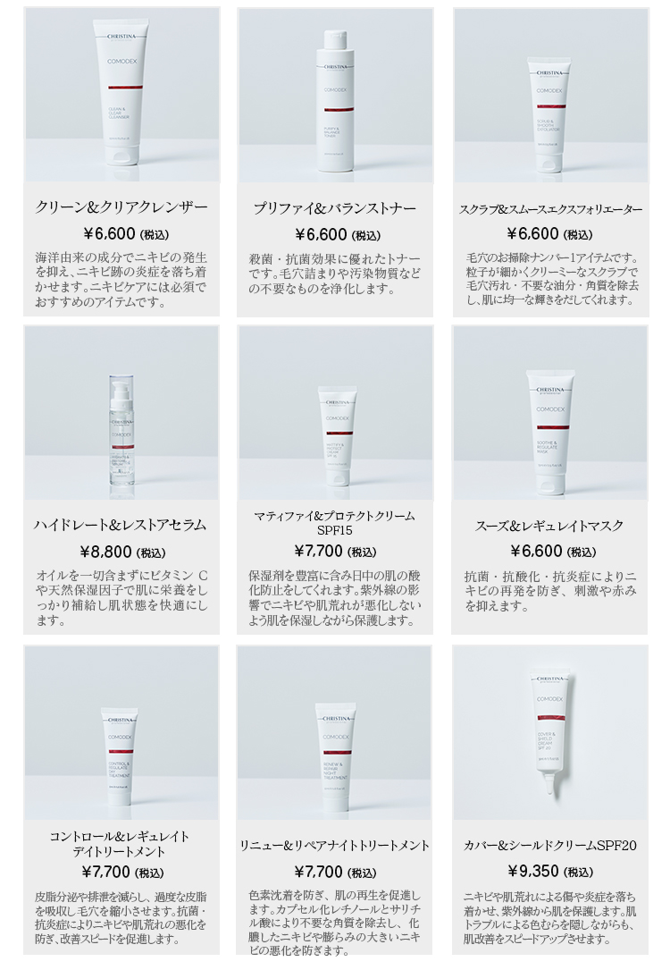 コモデックス・ラインナップ